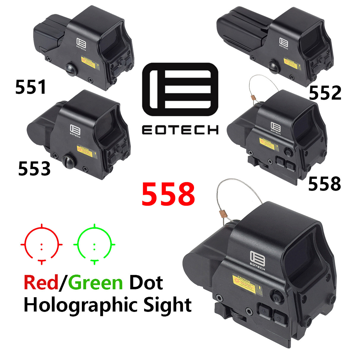 Outdoor Hunting Range - Eotech 551 552 553 558 홀로그램