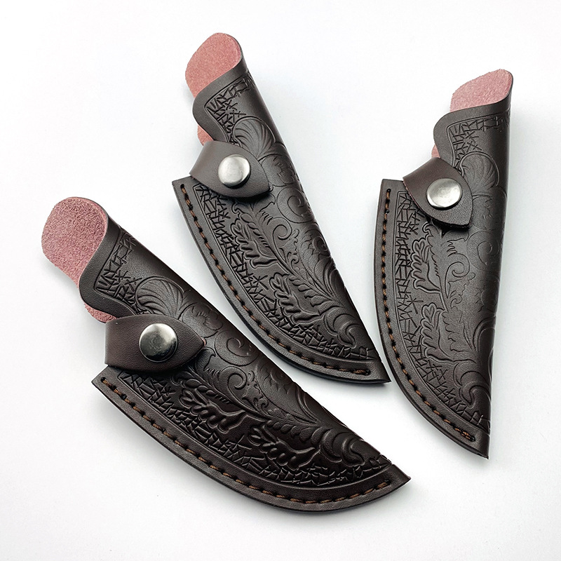Outdoor Hunting Knife Set - 쇠가죽 칼 칼집 야외 소형 스트레이트