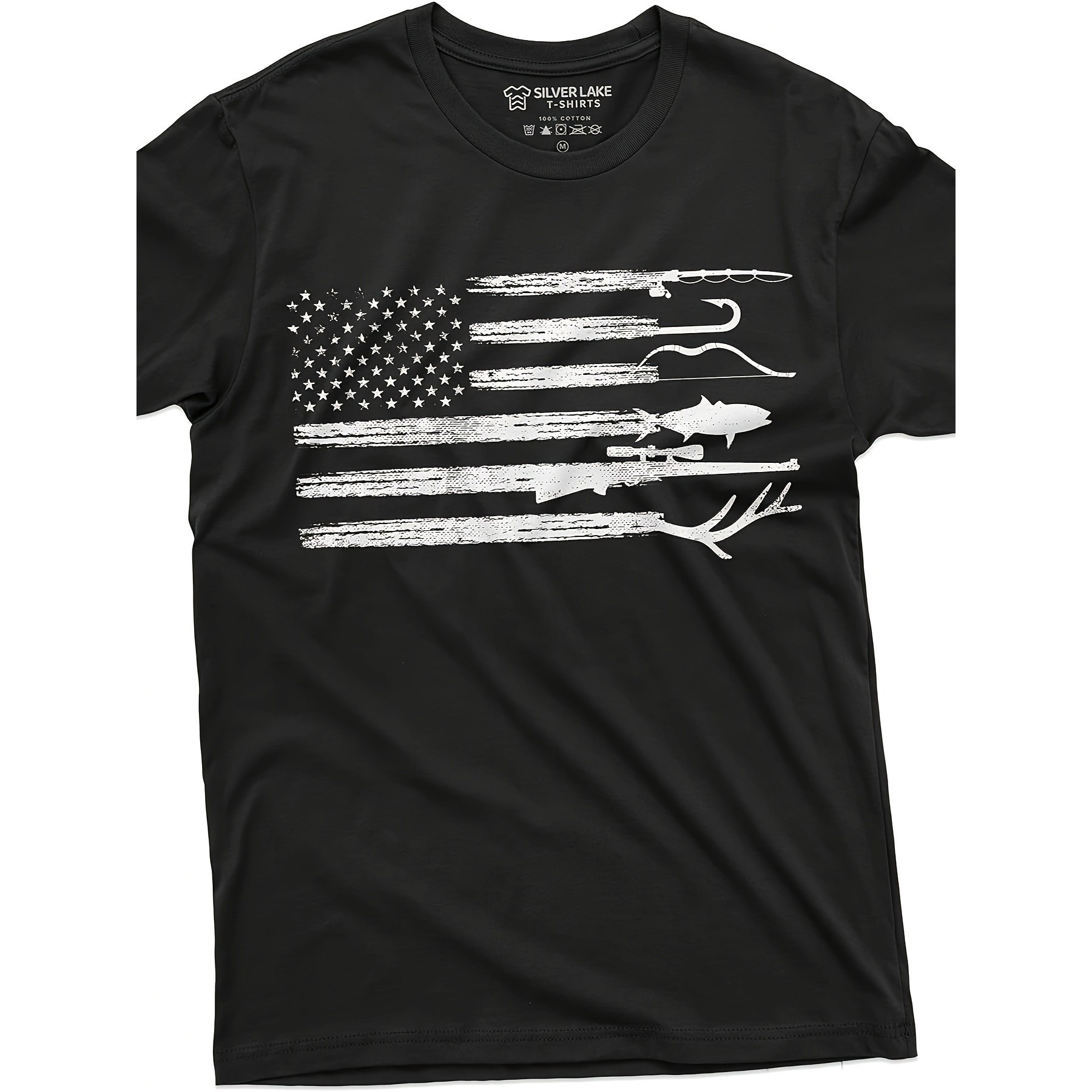 Outdoor Hunting Graphic Tees - 헌팅 낚시 그래픽 티셔츠 남성용 미국