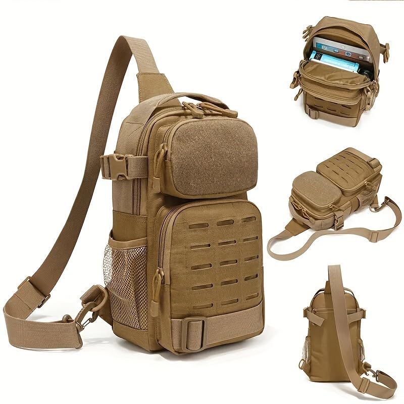 Outdoor Hunting Range - 남성용 야외 스포츠 슬링백 숄더팩, 몰리