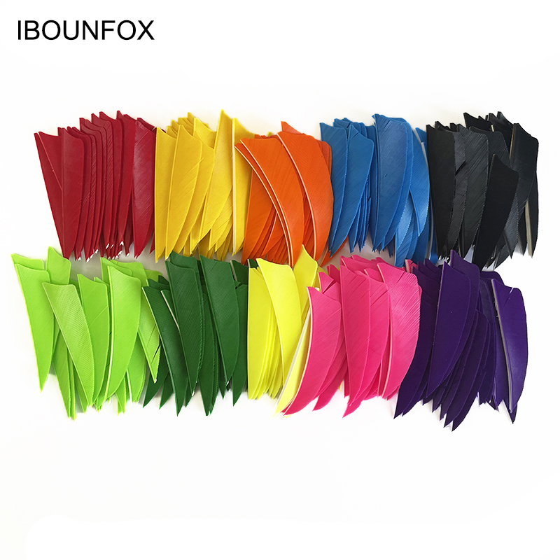 Arrow Carbon Shaft - 100 Pcs Hi-Q 3 인치 터키