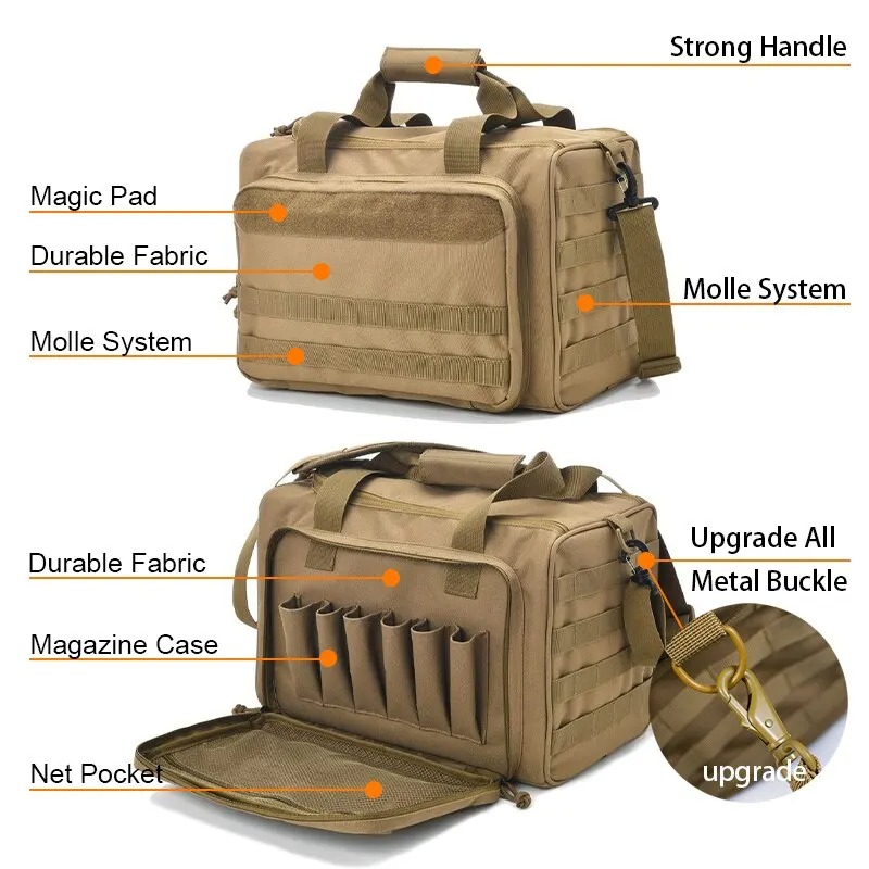 Outdoor Hunting Range - MOLLE 시스템을 갖춘 총기 사격장 보관