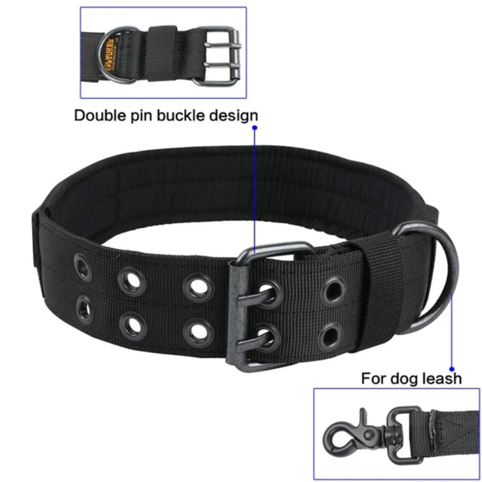카모 전술용 개 목걸이, 헤비 듀티 나일론 조절 가능  - Outdoor Hunting Dog Collar 리뷰 및 가격
