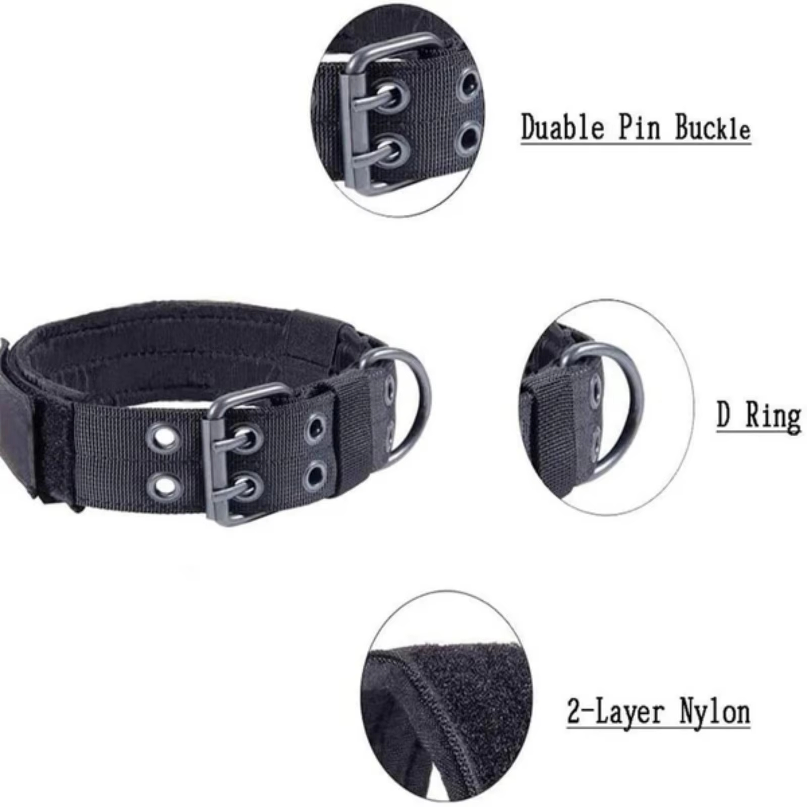 카모 전술용 개 목걸이, 헤비 듀티 나일론 조절 가능  - Outdoor Hunting Dog Collar 리뷰 및 가격