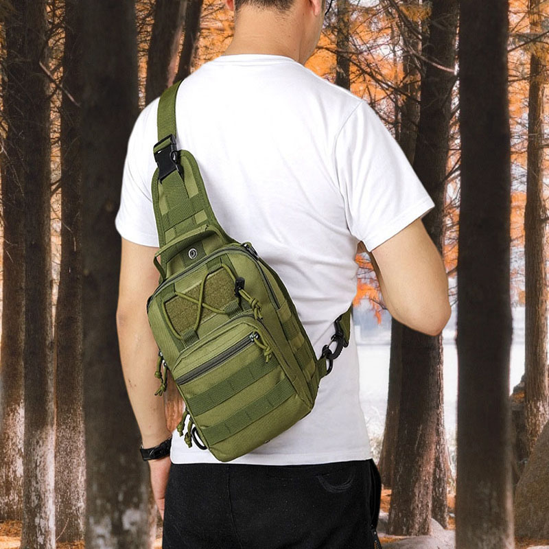 다용도 전술 가슴 가방 남성용 아웃도어 EDC 숄더 슬 - Outdoor Hunting Range 리뷰 및 가격