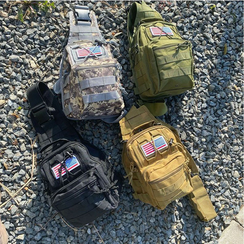 다용도 전술 가슴 가방 남성용 아웃도어 EDC 숄더 슬 - Outdoor Hunting Range 리뷰 및 가격