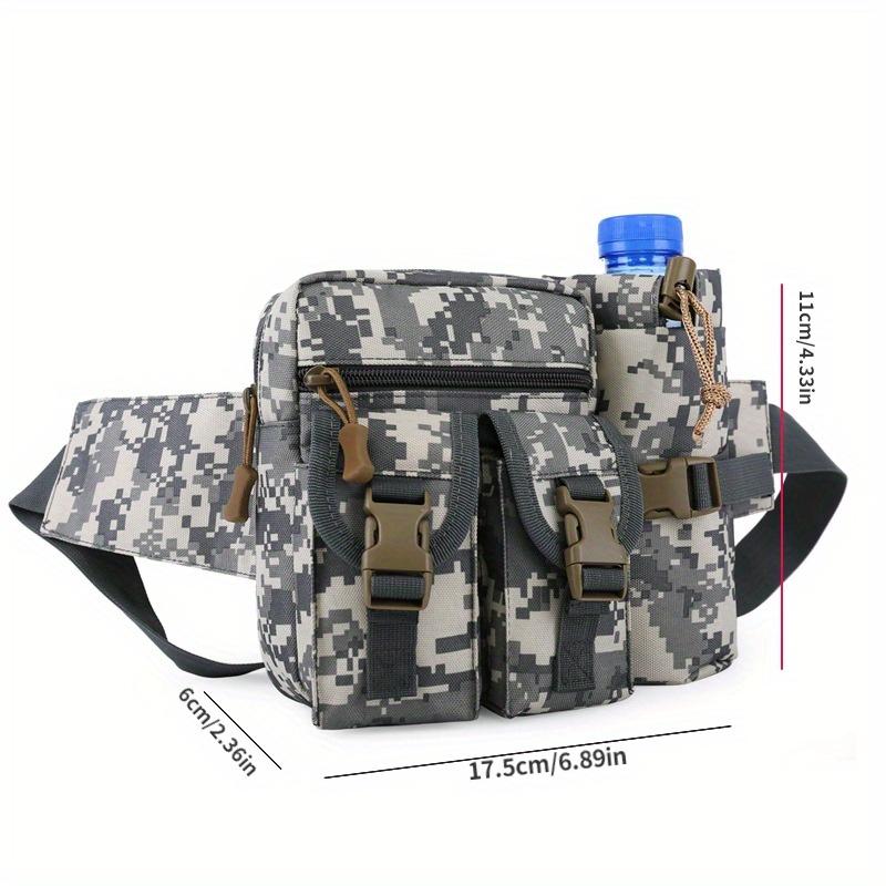 1Pc 전술 남성 허리 팩 나일론 하이킹 물병 전화 파 - Outdoor Hunting Packs 리뷰 및 가격