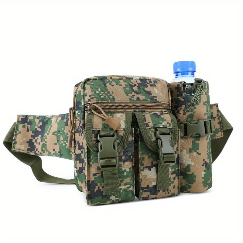 1Pc 전술 남성 허리 팩 나일론 하이킹 물병 전화 파 - Outdoor Hunting Packs 리뷰 및 가격