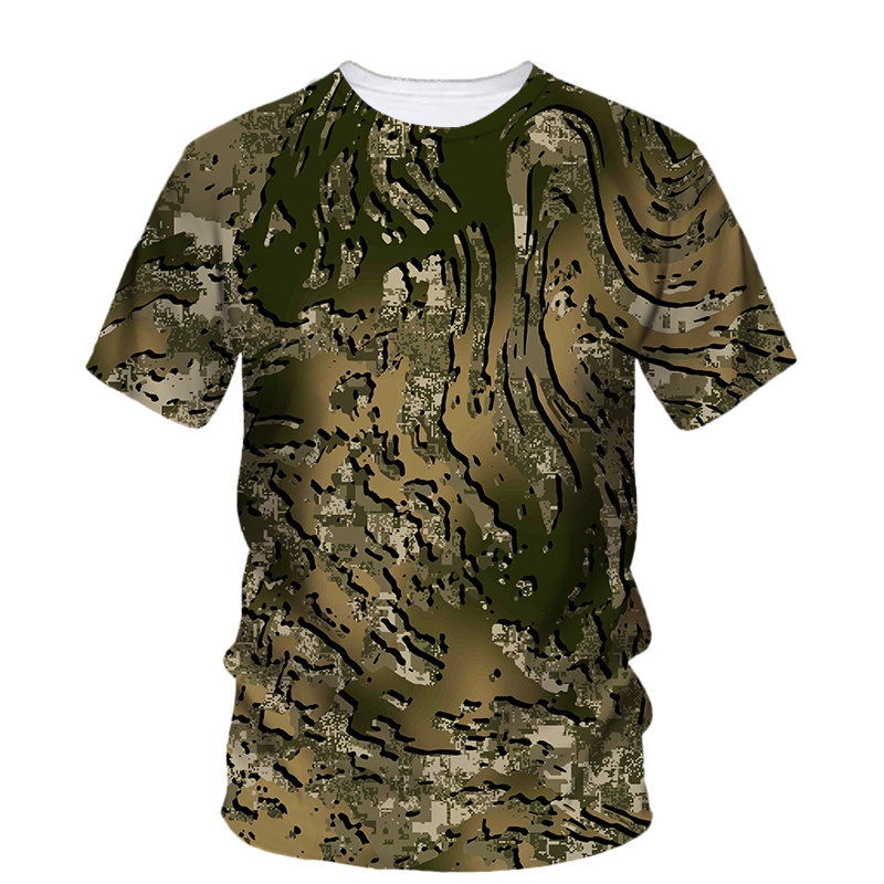 남성용 사냥 카모 그래픽 티셔츠, O넥 반팔 티셔츠,  - Outdoor Hunting Graphic Tees 리뷰 및 가격