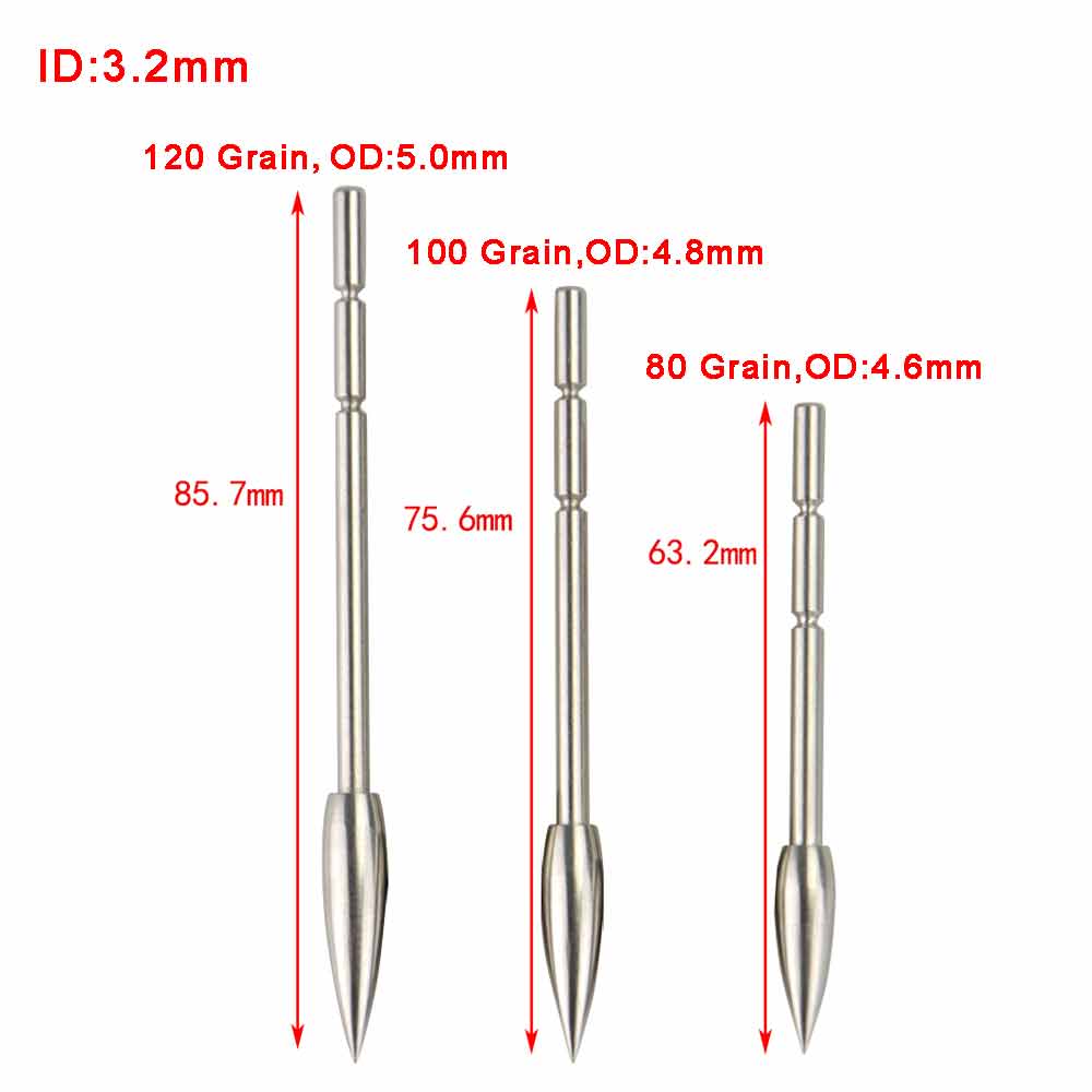 6/12/24Pcs 3.2mm 화살촉 80 100 12 - Arrow Carbon Shaft 리뷰 및 가격