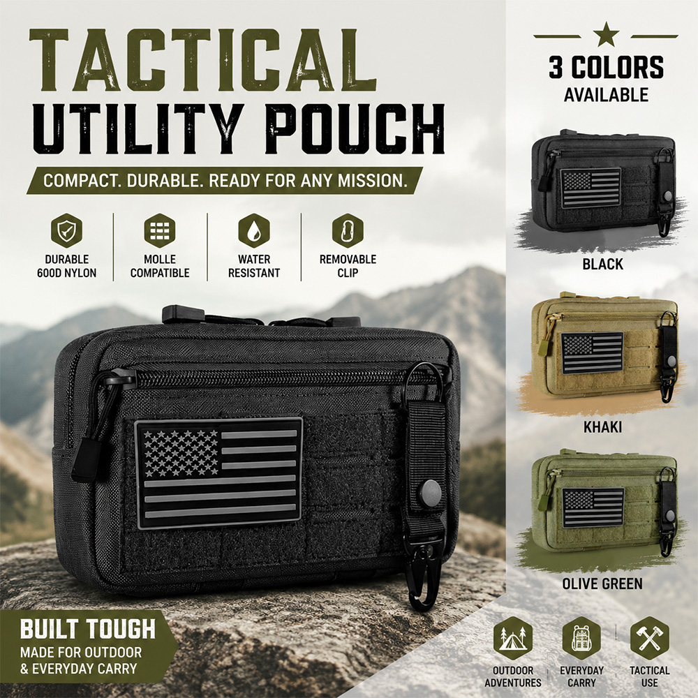 전술 몰리 EDC 파우치 야외 구급상자 파우치 컴팩트  - Outdoor Hunting Packs 리뷰 및 가격