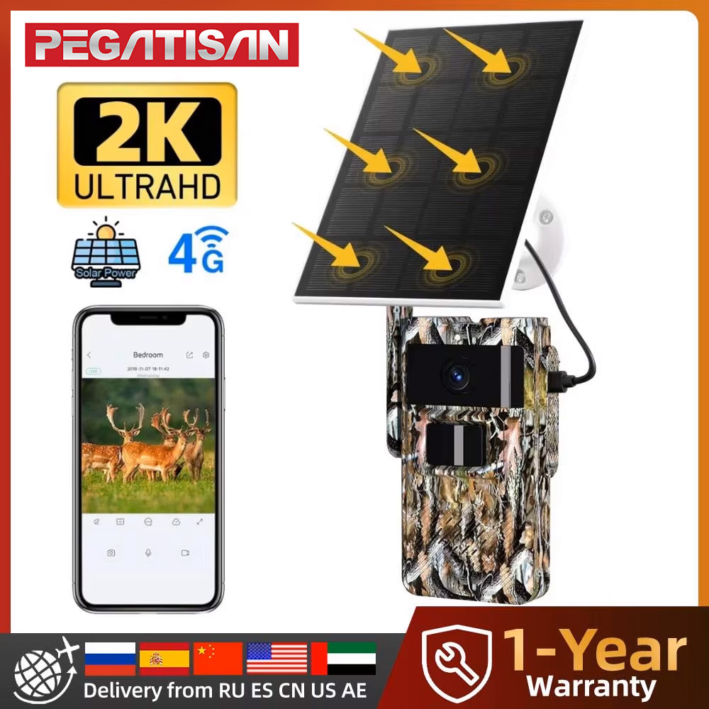 PEGATAH 4G 태양광 전원 트레일 카메라 2K 비 - Outdoor Hunting Pictures 리뷰 및 가격