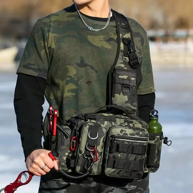 야외 전술 캠핑 등산 허리 슬링백 크로스바디 낚시 용품 - Outdoor Hunting Packs 리뷰 및 가격