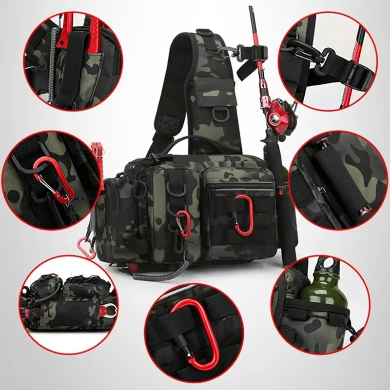 야외 전술 캠핑 등산 허리 슬링백 크로스바디 낚시 용품 - Outdoor Hunting Packs 리뷰 및 가격