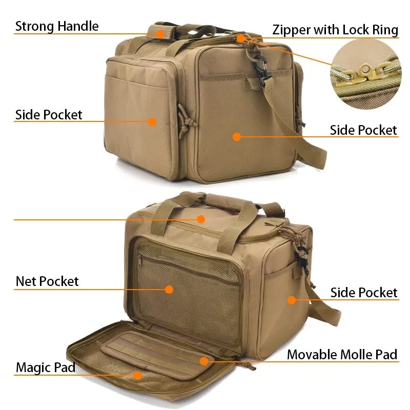 MOLLE 시스템을 갖춘 총기 사격장 보관 가방, 야외 - Outdoor Hunting Range 리뷰 및 가격