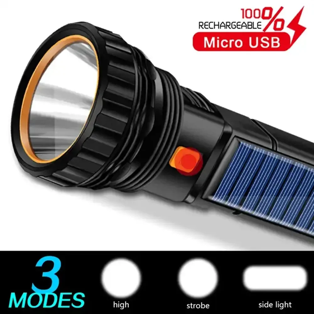 1PC 다기능 태양열 LED 손전등 야외 장거리 토치  - Outdoor Hunting Range 리뷰 및 가격