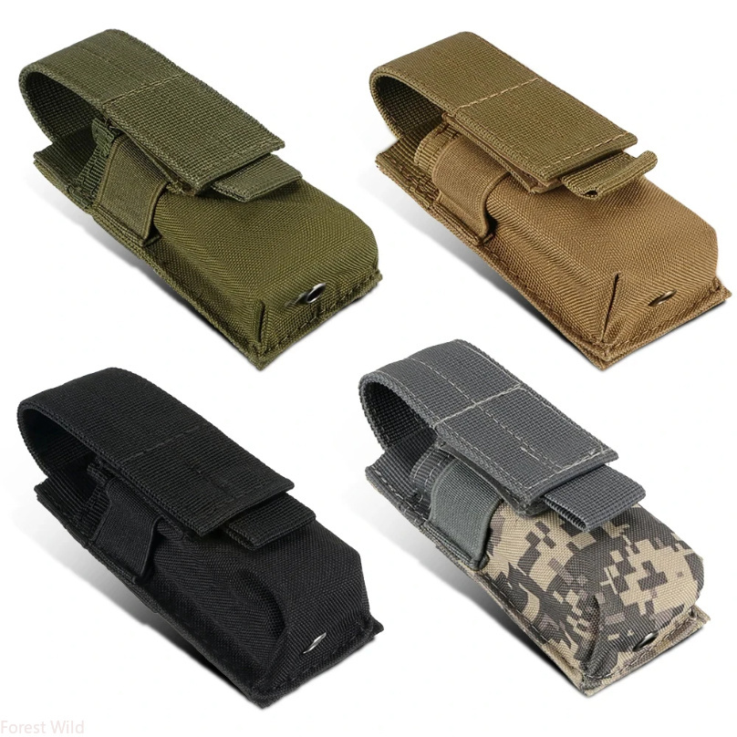 전술용 탄창 파우치 싱글 권총 탄창 가방 몰리 플래시라 - Outdoor Hunting Knife Set 리뷰 및 가격