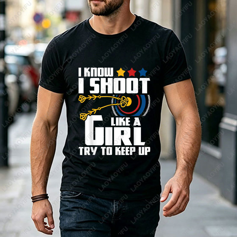 캐주얼 야외 양궁 연습 그래픽 티셔츠 100% 면 소재 - Outdoor Hunting Graphic Tees 리뷰 및 가격