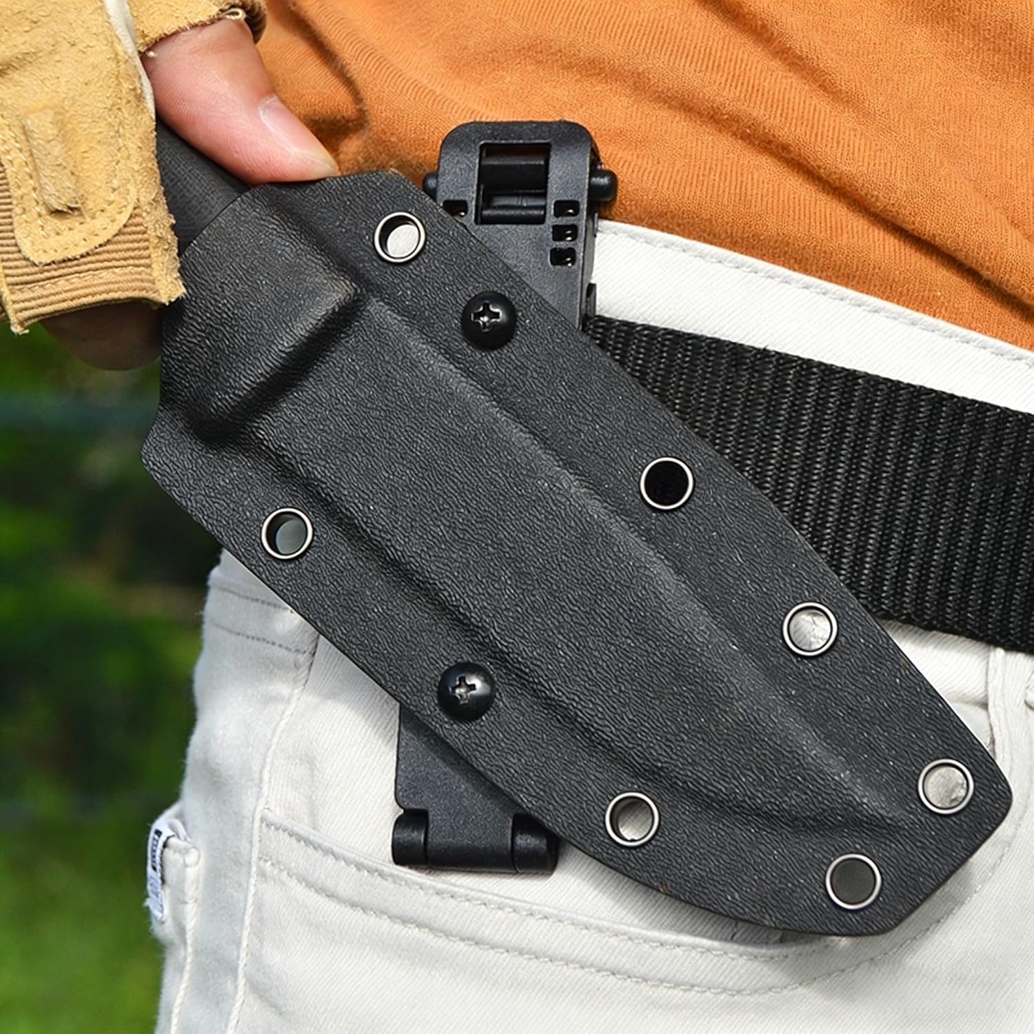 1/2개 야외용 버클 몰리 허리 클립 캠핑 나이프 세트 - Outdoor Hunting Knife Set 리뷰 및 가격