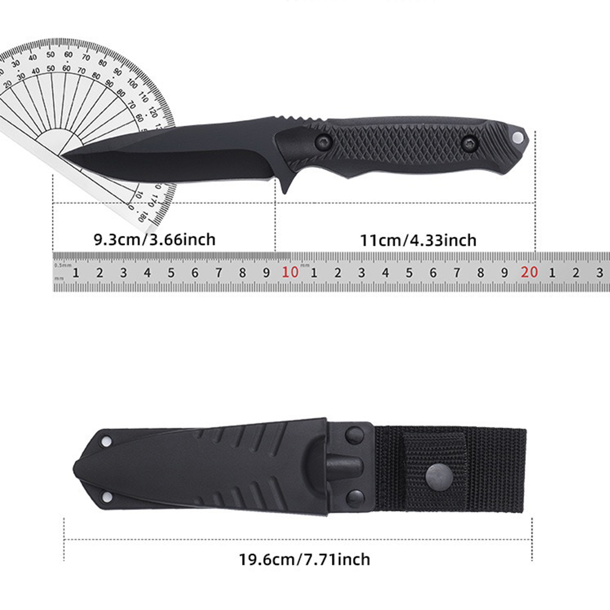 블랙 블레이드 과일칼, 고급 다용도 칼, 서양식 칼,  - Hunting Knife Outdoor 리뷰 및 가격